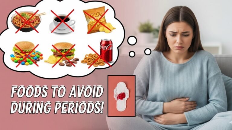 Foods to avoid during periods