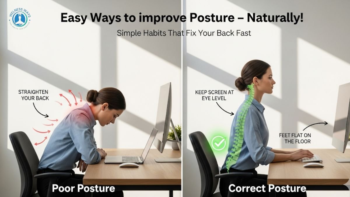 Easy Ways To Improve Posture: Naturally