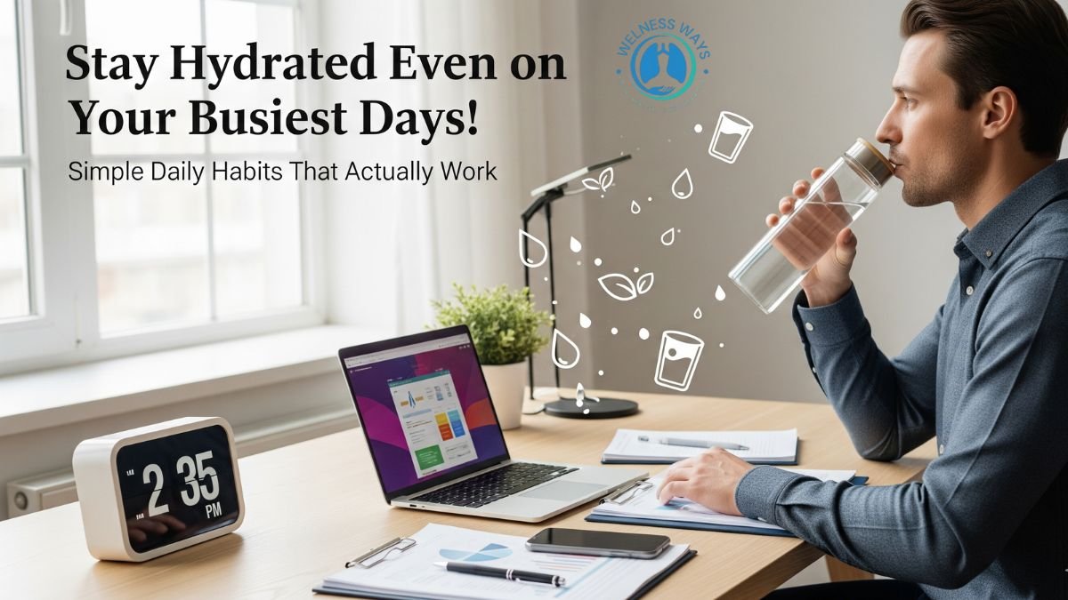 how to stay Hydrated daily