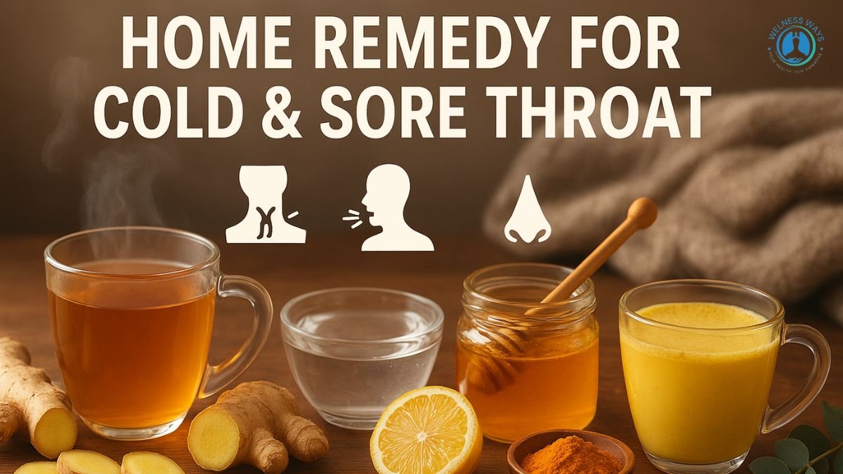 Home Remedy for Cold and Sore Throat