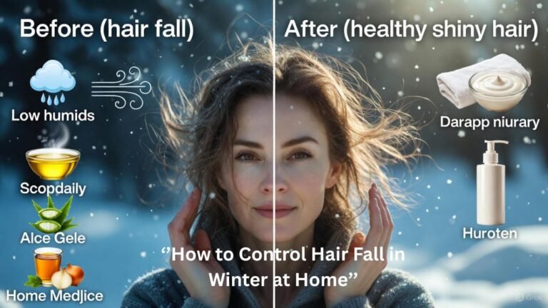 How to Control Hair Fall in Winter at Home