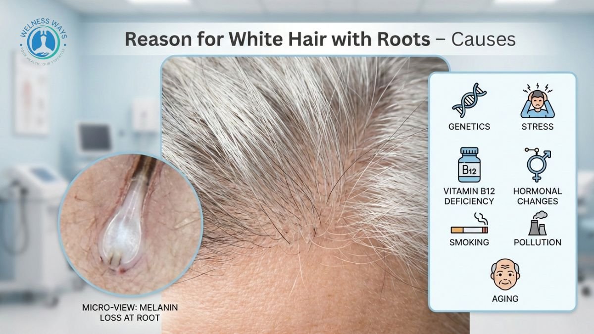 Reason for White Hair
