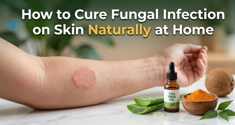 How to cure fungal infection on skin naturally at home